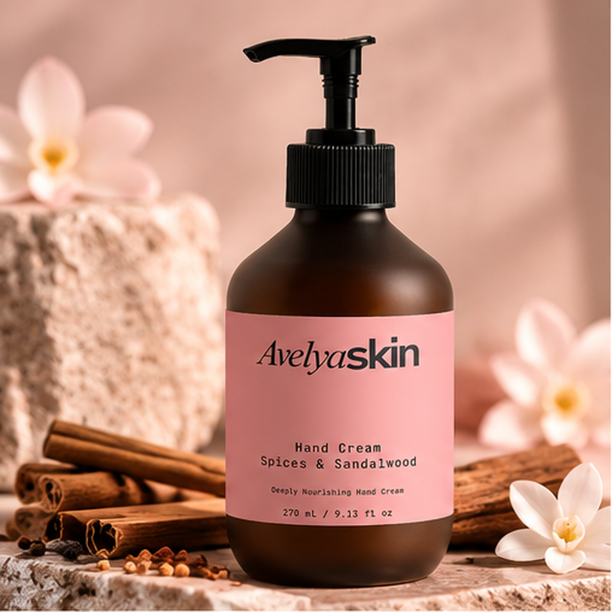 Avelya Skin | Silk Skin Hand Cream, Spices & Sandalwood